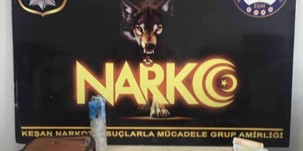 Keşan’da 3 adrese uyuşturucu operasyonu