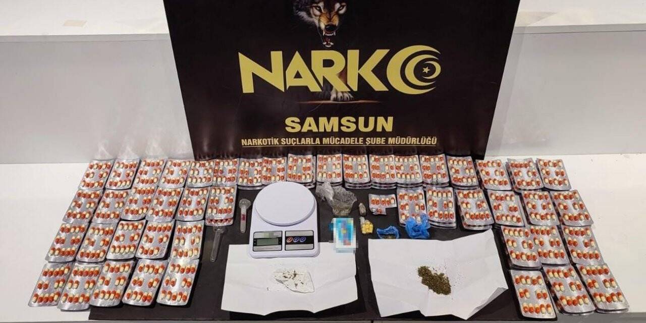 Samsun’da bir kişi uyuşturucu ticaretinden tutuklandı