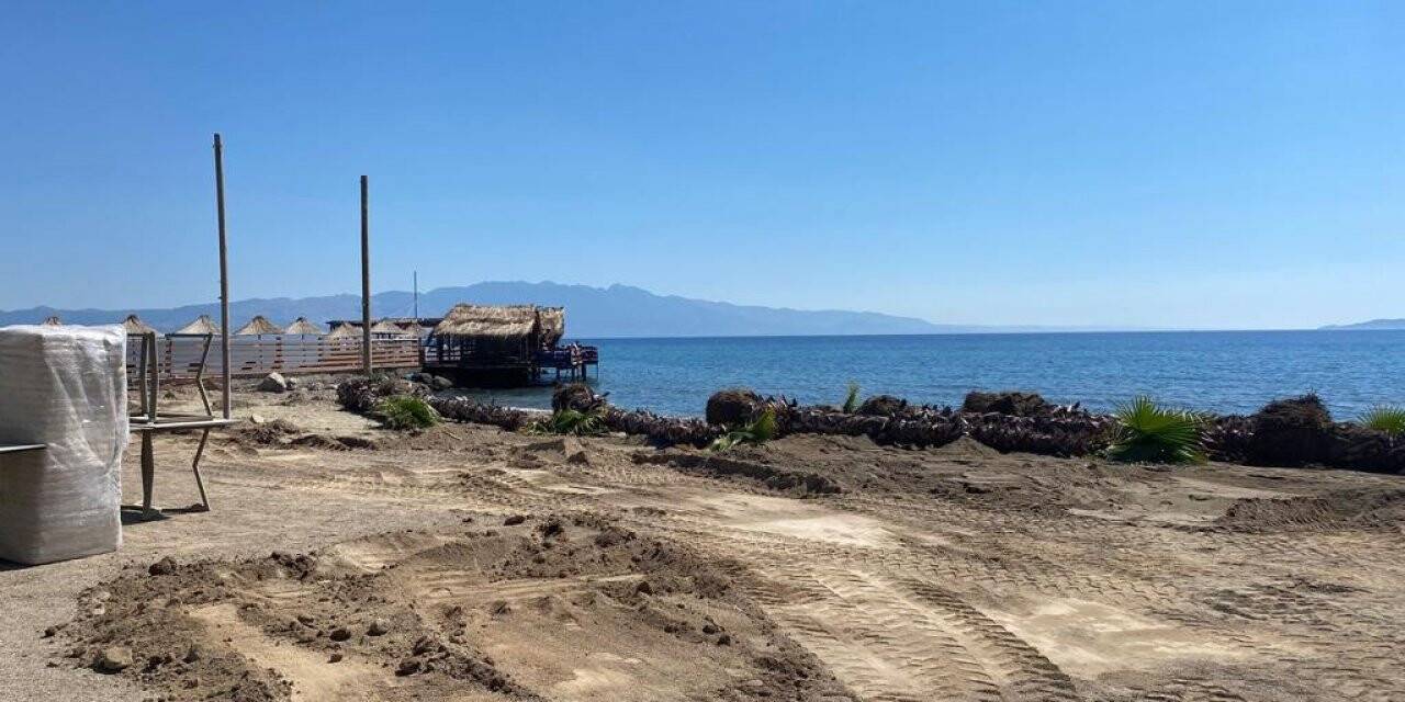 Bodrum’da sahil işgalden kurtarıldı