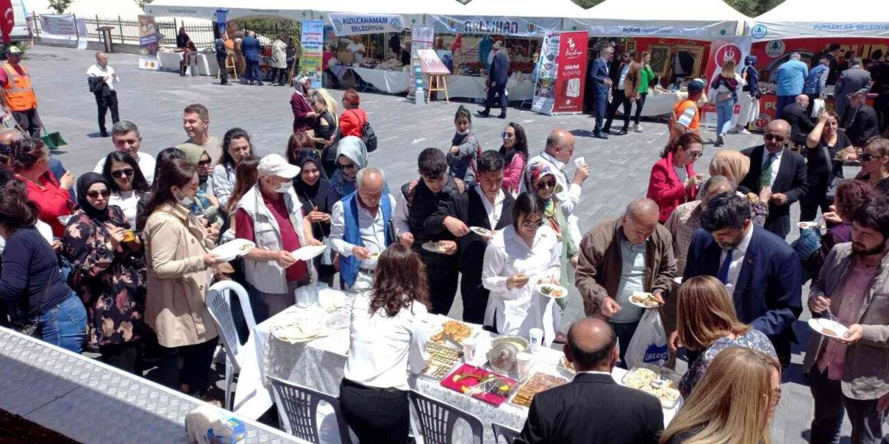 Polatlı yemekleri Türk mutfağı haftası etkinliklerinde büyük ilgi gördü