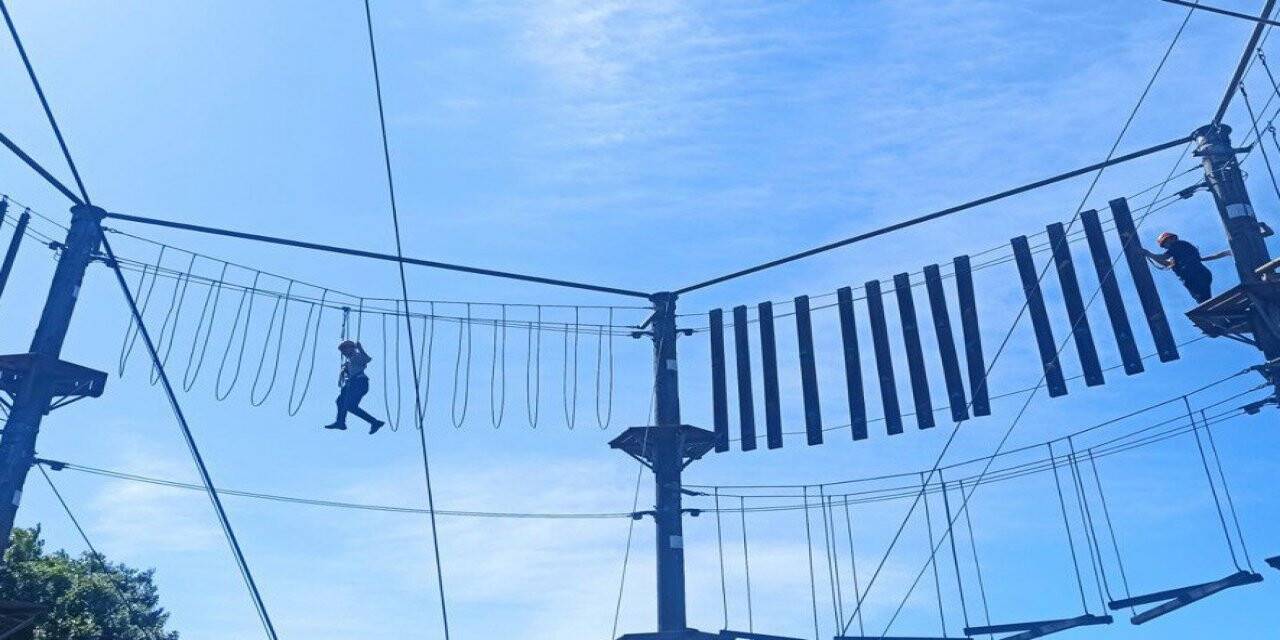 Hem eğleniyor hem öğreniyorlar