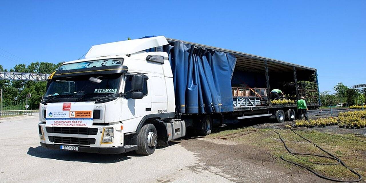6 bin adet aromatik bitkilerin bulunduğu tır Kıbrıs Güzelyurt’a uğurlandı