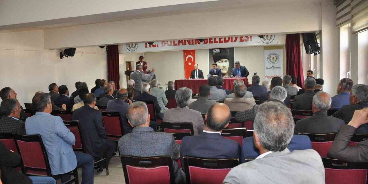 Bulanık’ta Köylere Hizmet Götürme Birliği için encümen seçimi