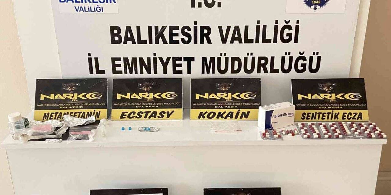 Balıkesir’de asayiş ve uyuşturucu operasyonu