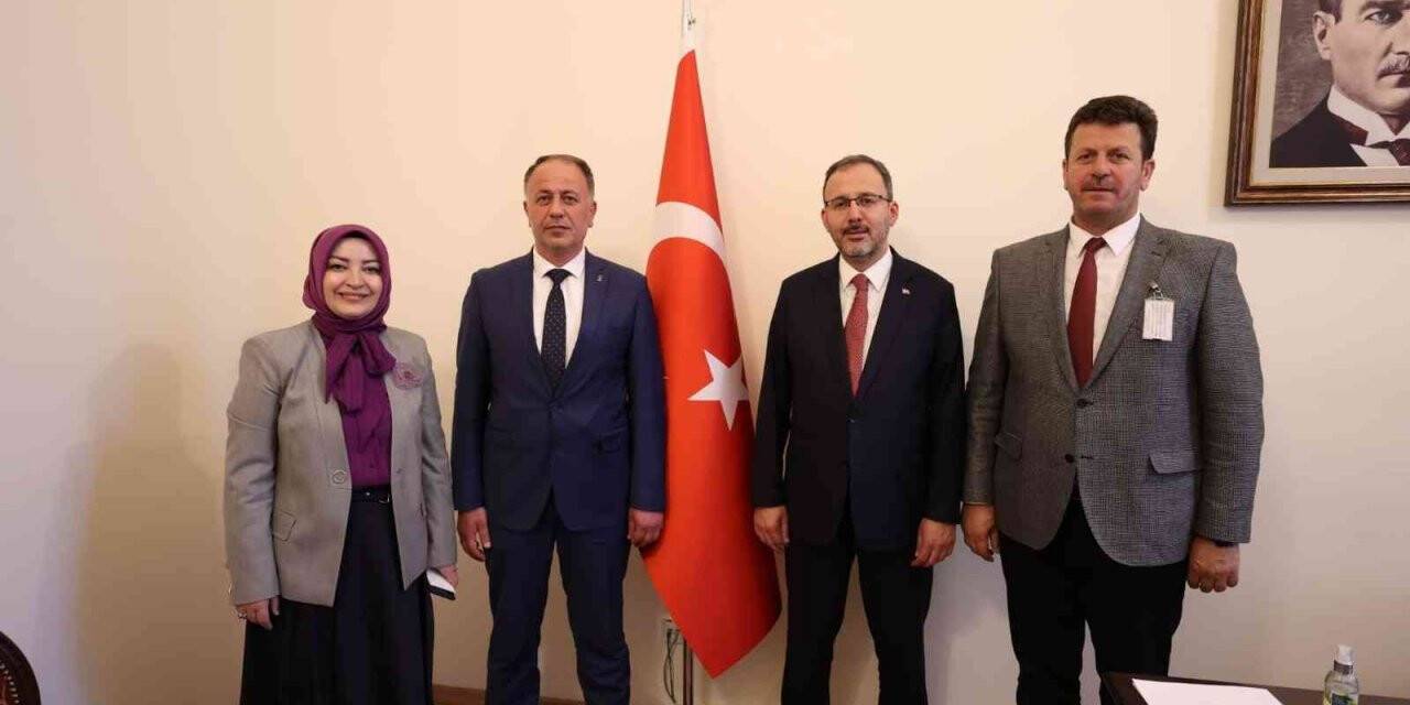 Başkan Soykan, Bakan Kasapoğlu ile görüştü