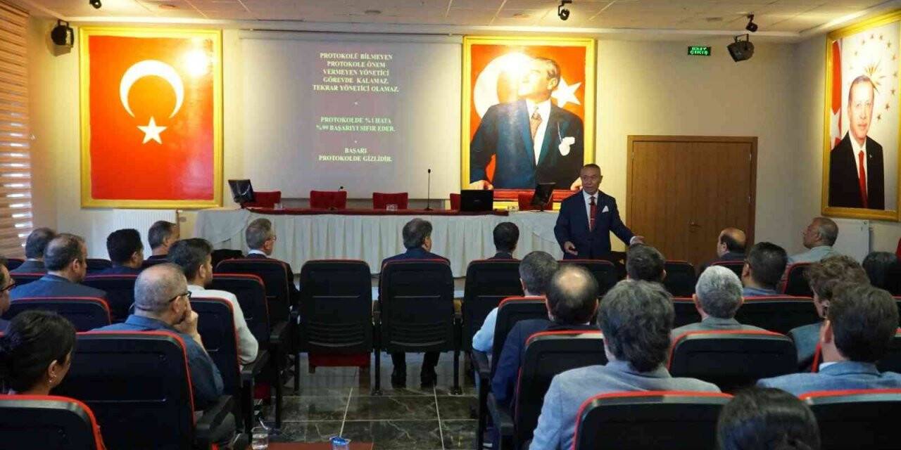 Yalova Üniversitesinde protokol eğitimi