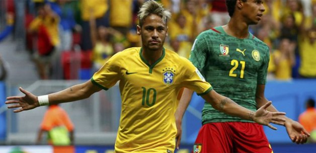 Neymar'dan Japonya'ya 4 Gol