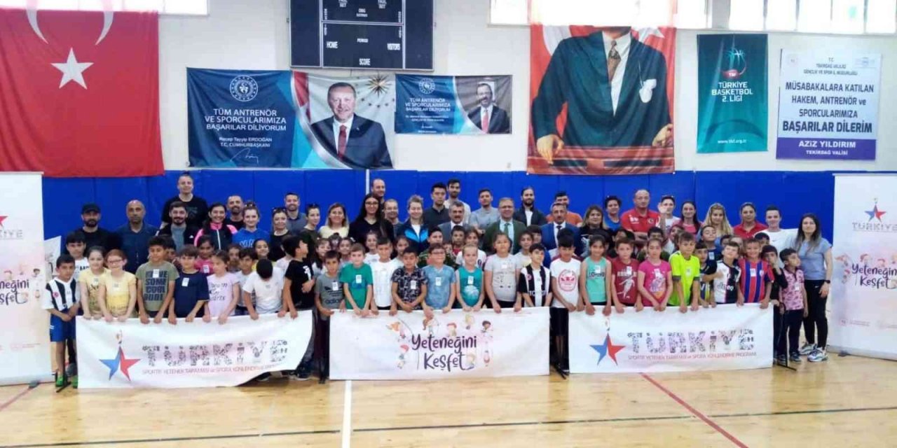 Çorlu’daki öğrencilere sportif yetenek taraması yapıldı