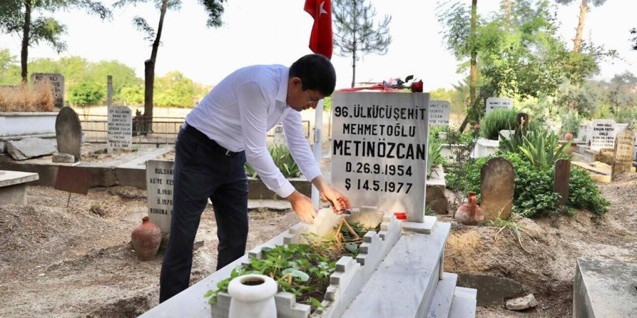 Başkan Özcan ’Ülkücü Şehitleri Anma Günü’ dolayısıyla kabir ziyareti gerçekleştirdi