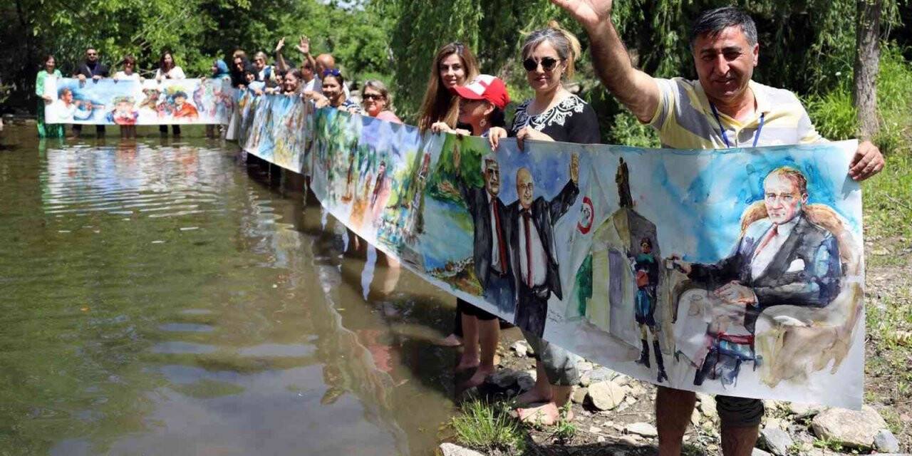 Menteşe Belediyesi 12 farklı ülkeden ressama ev sahipliği yaptı