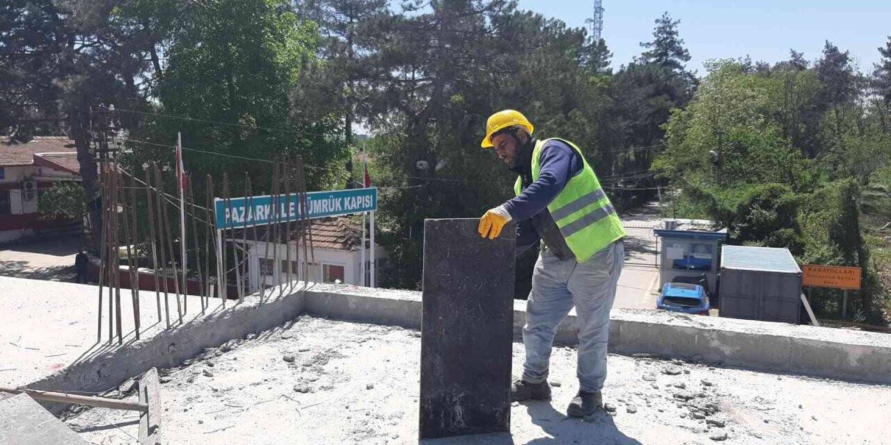 Pazarkule Sınır Kapısı’ndaki modernizasyon çalışmalarının yarısı tamamlandı
