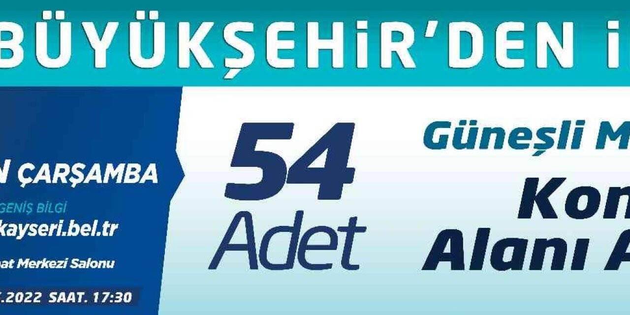 Konut alanı arsası ihale ile satılacak