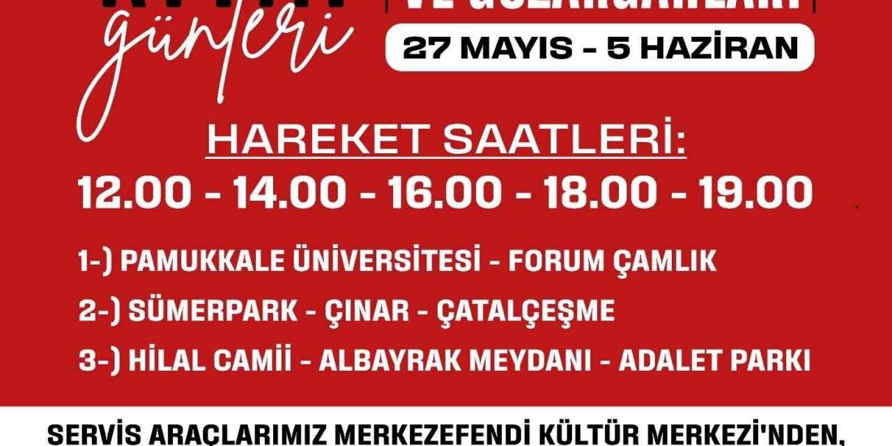 Merkezefendi’de kitap günleri için özel servis