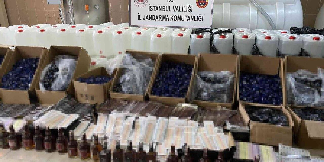 Jandarmadan sahte alkol operasyonu: 7 gözaltı