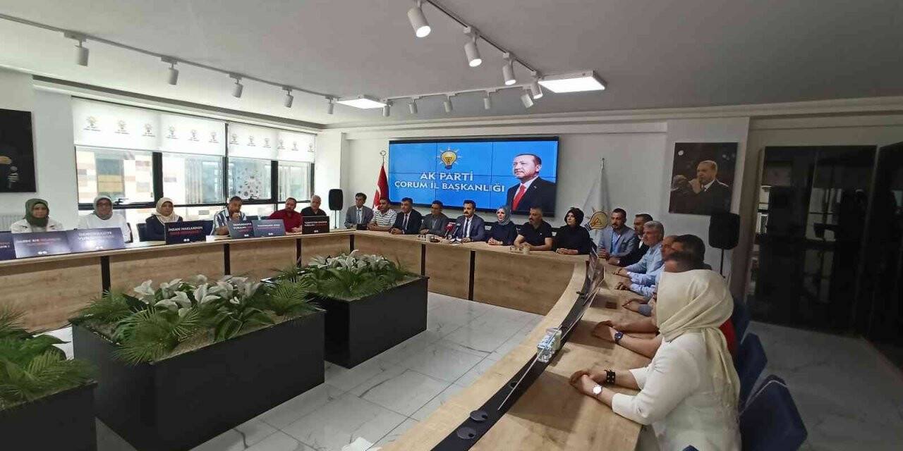 AK Parti Çorum İl Başkan Yardımcısı Kartancı;