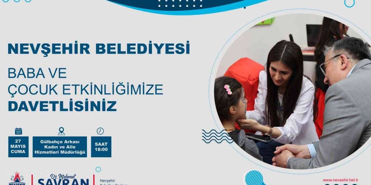 Babalar çocukları ile eğlenecek