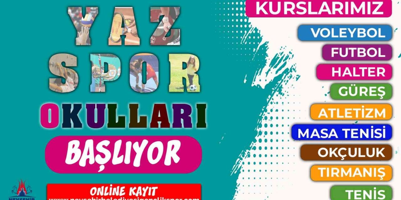 Yaz Sporu Okullarına kayıtlar başlıyor