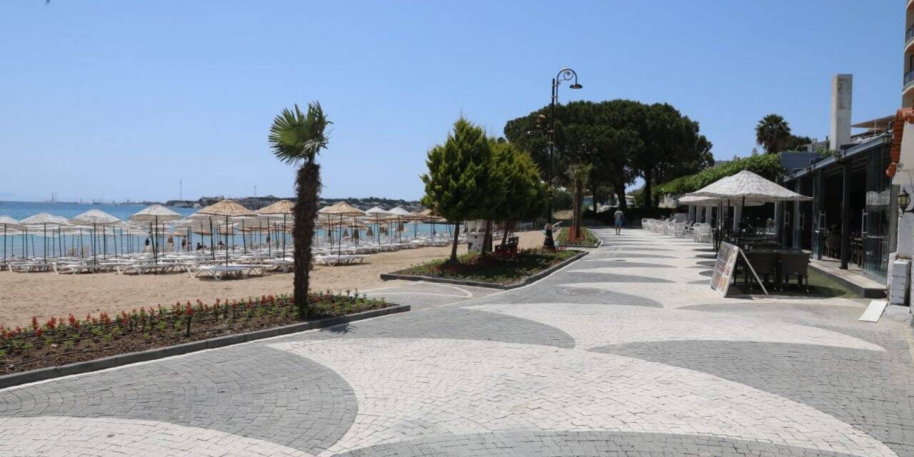 Didim’de sahil yenileme çalışmalarında sona gelindi