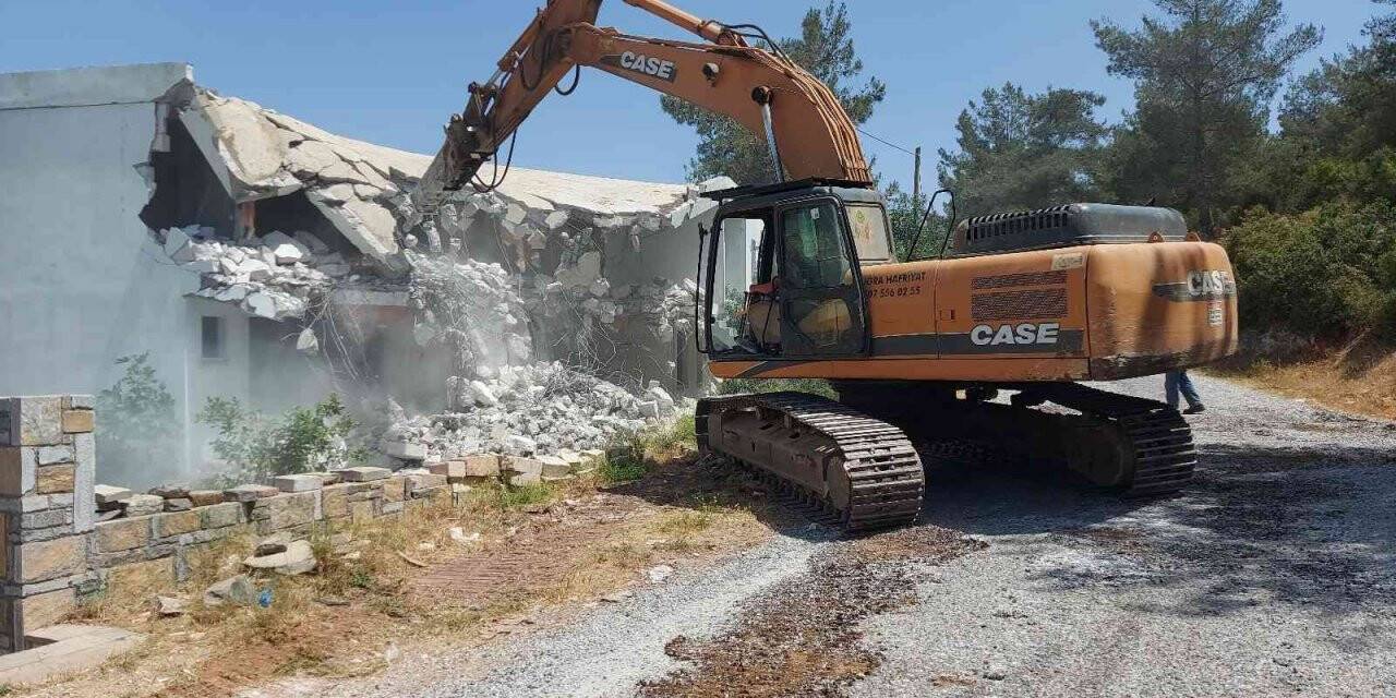 Bodrum’da 3 yıldır kaçak yapılarla mücadele devam ediyor