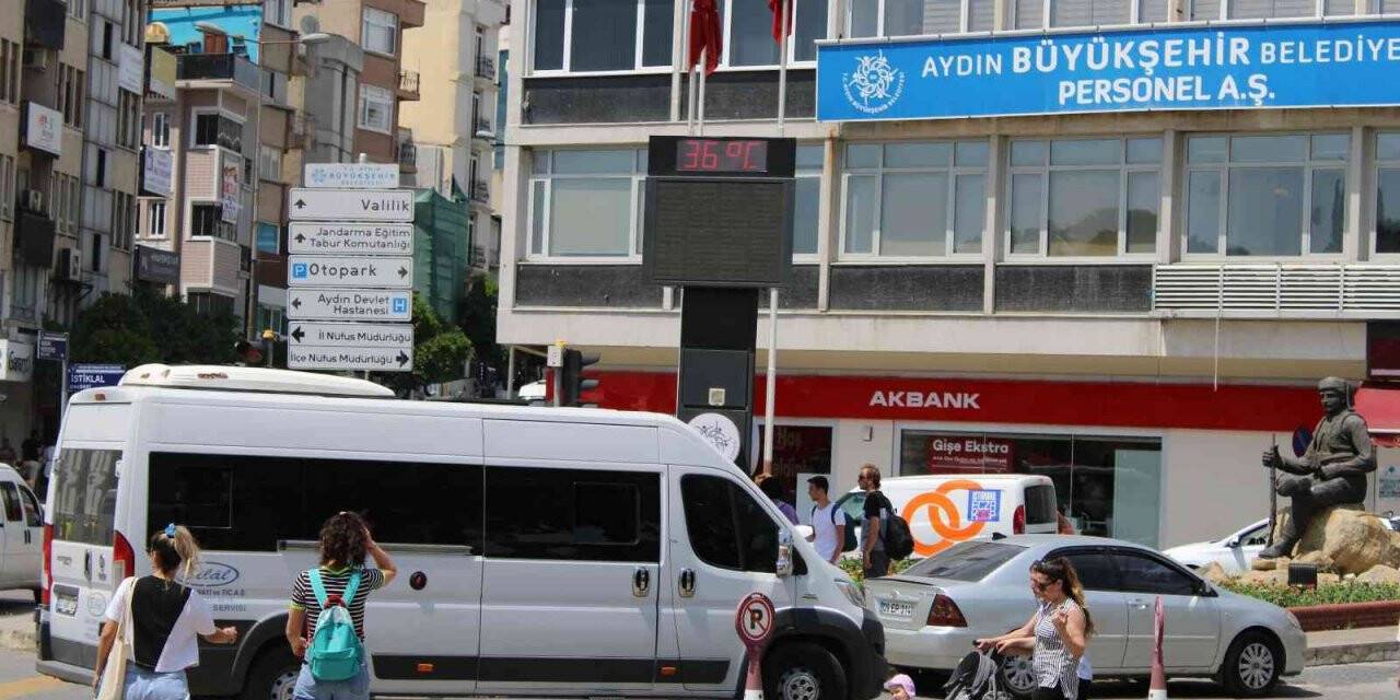 Ani sıcaklık artışı ile artan nem oranı Aydınlıları şaşırttı