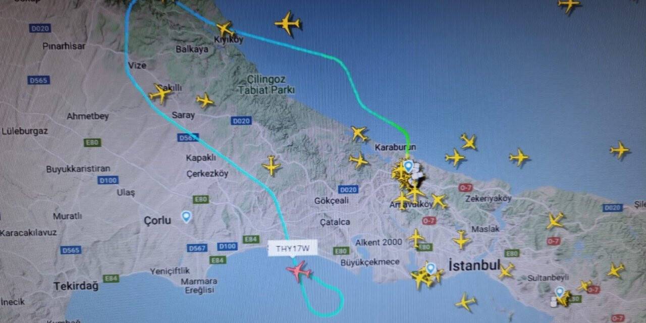 THY’nin İstanbul-Toronto seferini yapan uçağı geri döndü