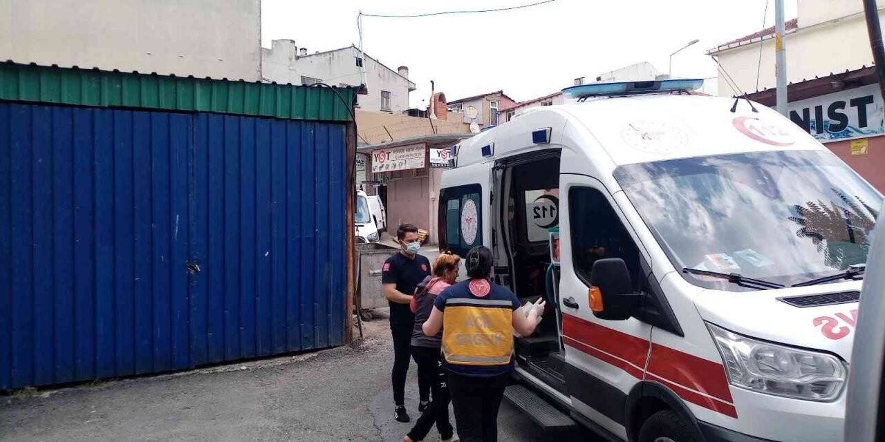 Karısını sopayla dövdü, polisten kaçamadı