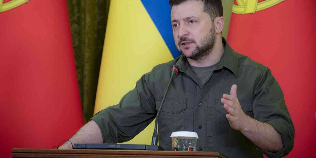 Ukrayna Devlet Başkanı Zelenskiy: “22 milyon ton tahıl depolarda bekletiliyor”