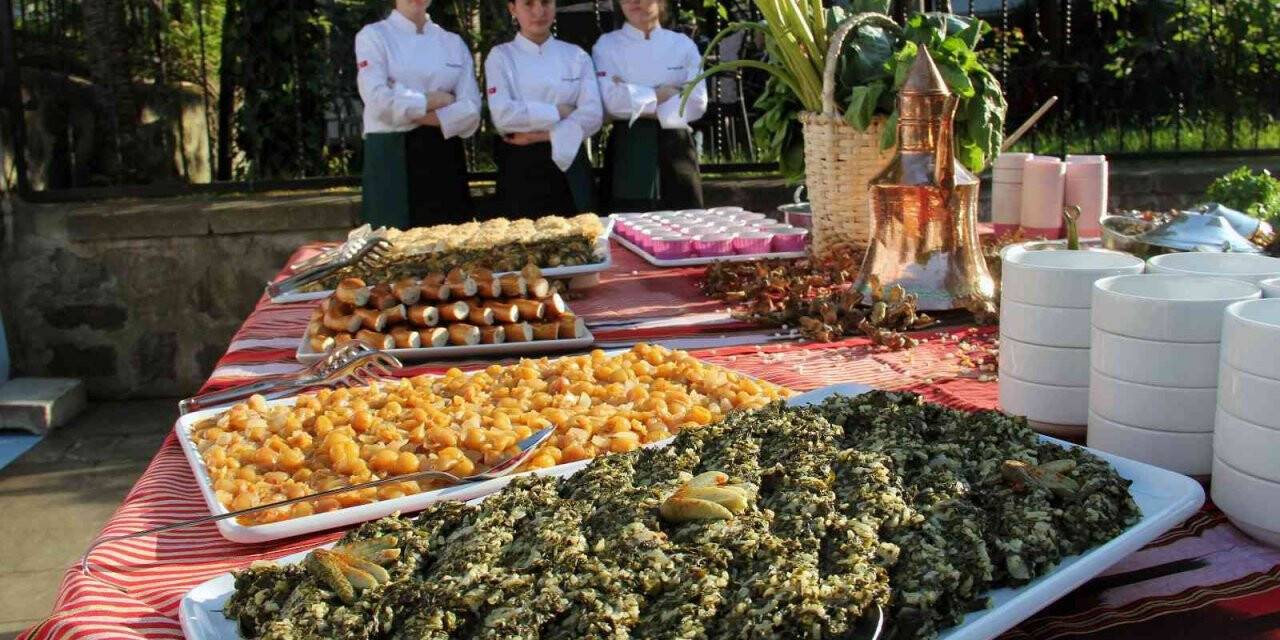 Giresun’un vejetaryen mutfağı tarihi Zeytinlik semtinde tanıtıldı