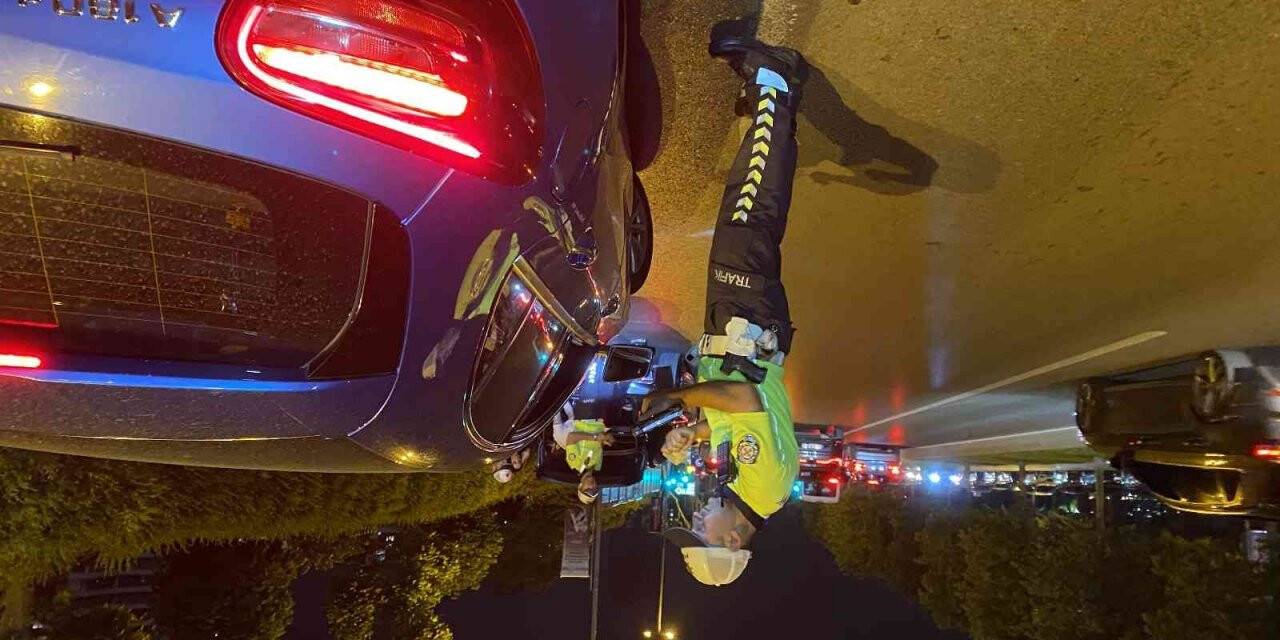 Kartal sahil yolundaki trafik denetiminde sürücülere ceza yağdı