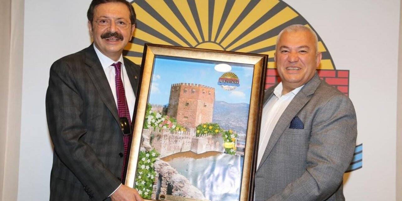 ALTSO Başkanı Şahin, Hisarcıklıoğlu’na ’Marka’ şehir çalışmalarını anlattı