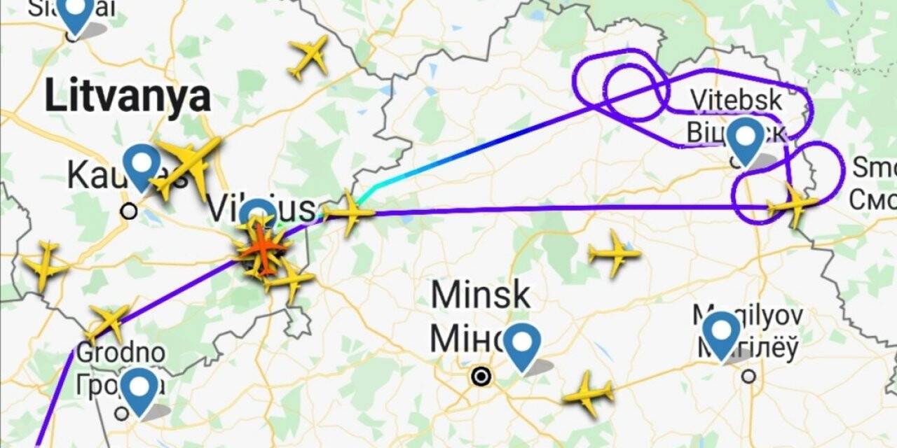 THY’nin Moskova uçağı teknik arıza nedeniyle Vilnus’a yönlendirildi