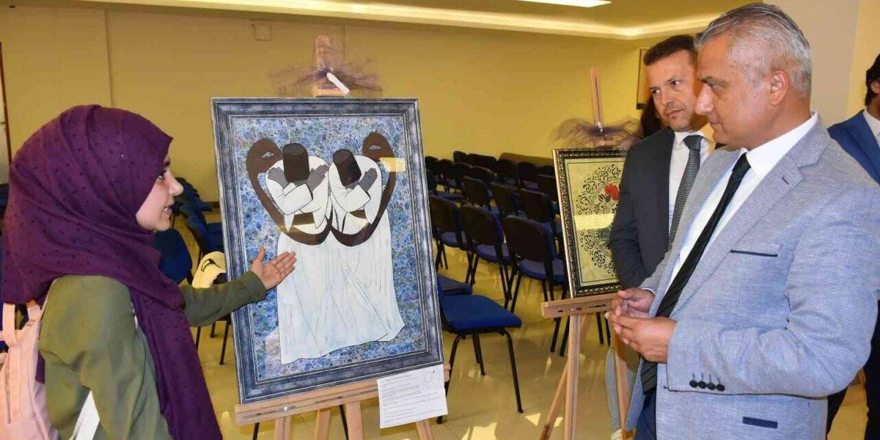 Öğrencilerden kültür sanat sergisi