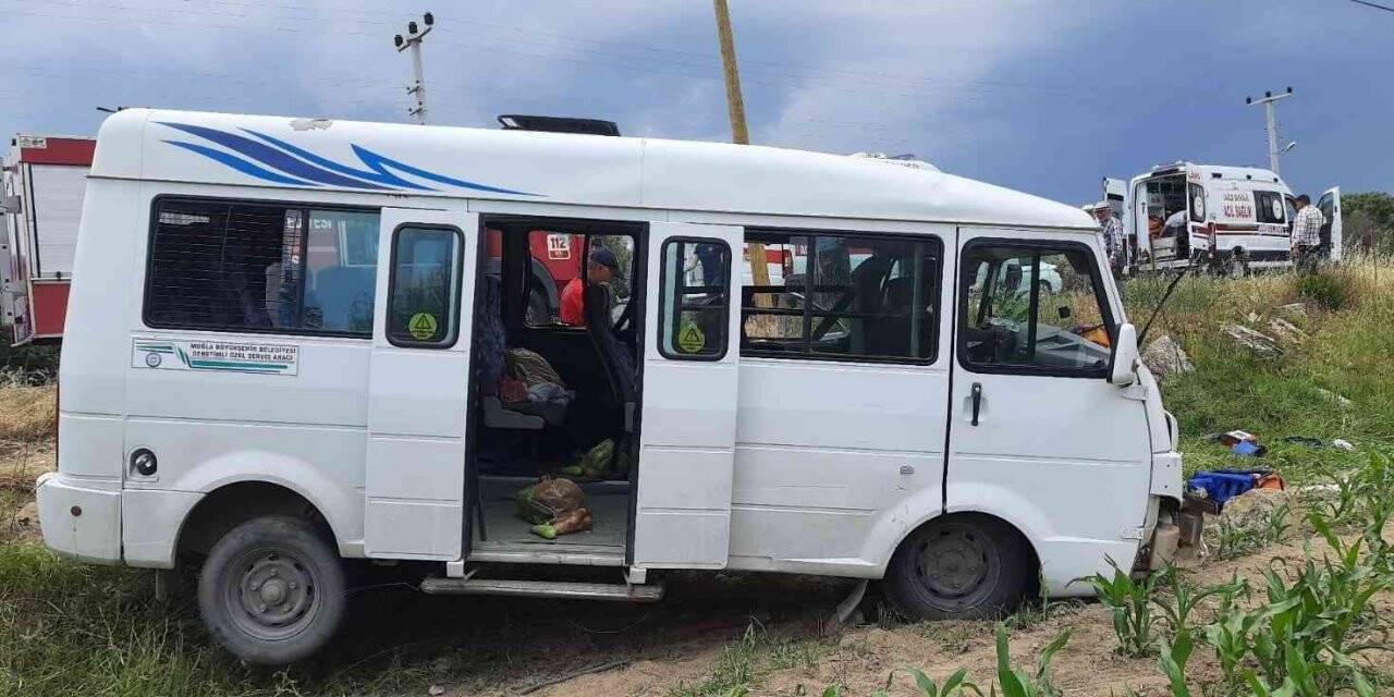 Minibüs kazasında yaralanan şahıs hastanede hayatını kaybetti