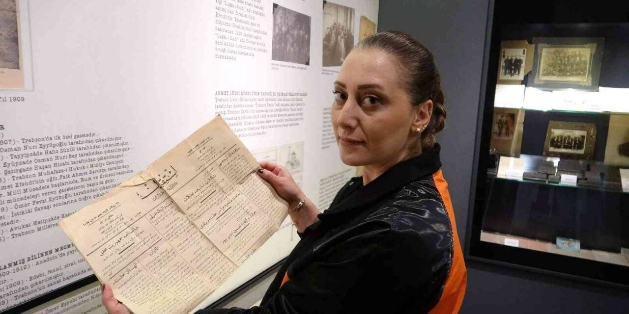 Tarihi belgeler kültür ve sanat şehri Trabzon’un geçmişine ışık tutuyor