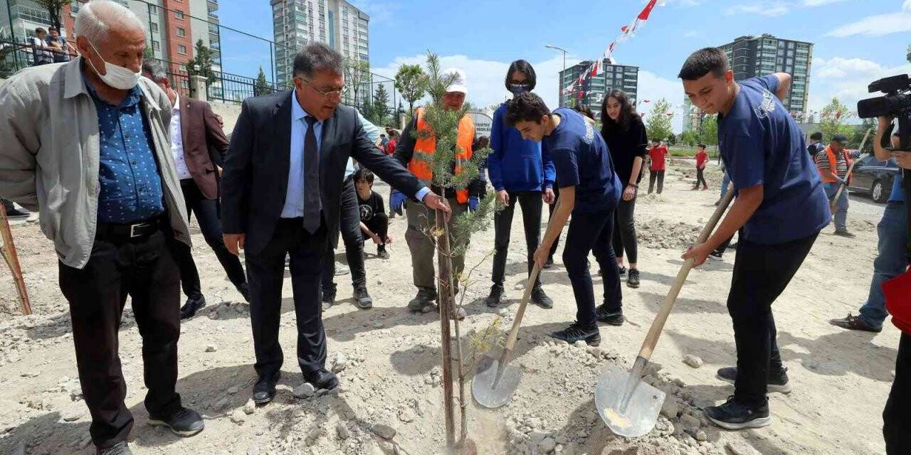 Yenimahalle’de 200 çam ve sedir dikildi