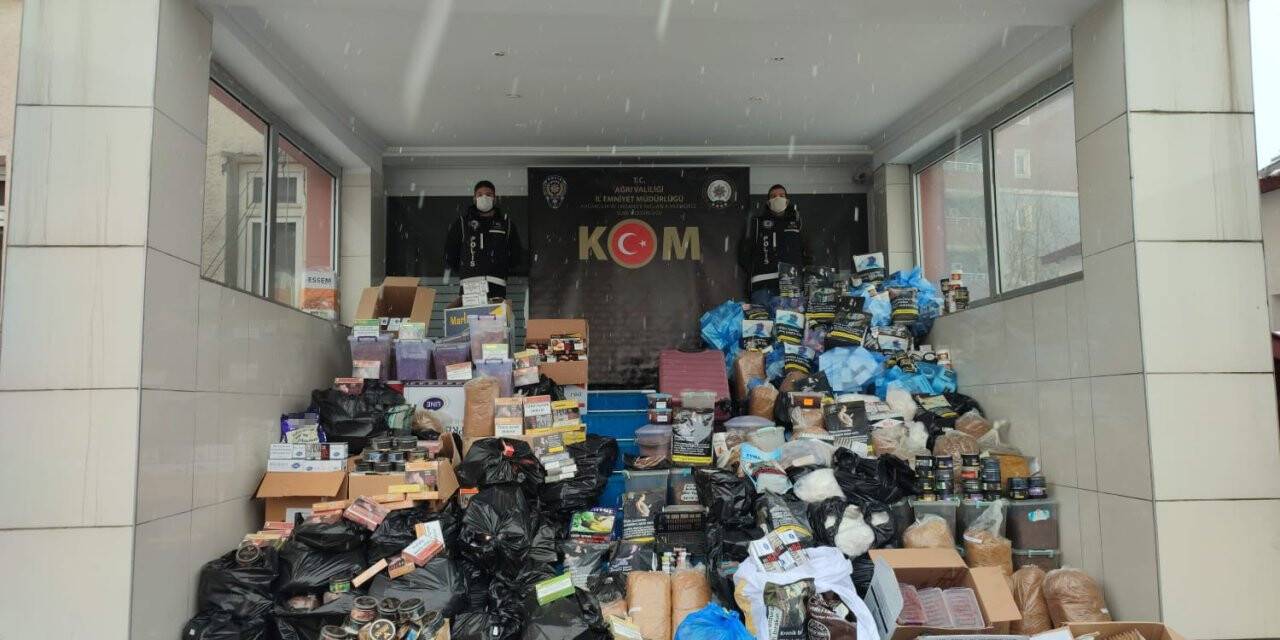 Ağrı’da kaçakçılara büyük darbe