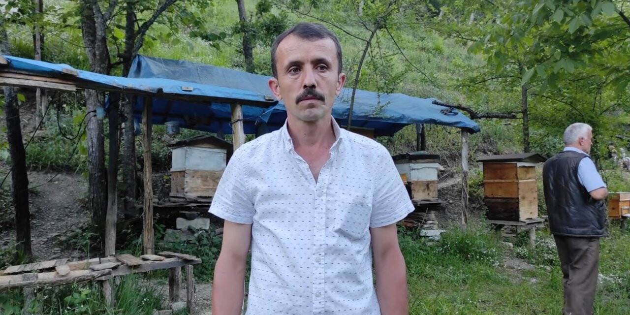 Ayı vatandaşa saldırdı, köylüler korku içinde