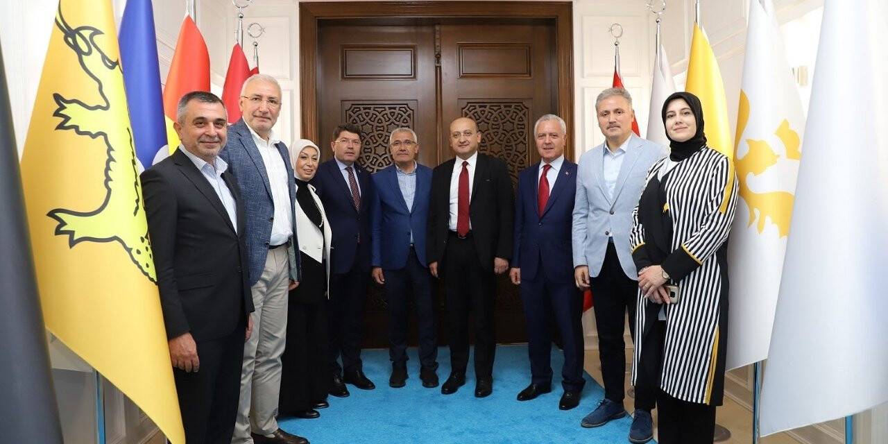 Başkan Güder’e AK Parti heyetinden anlamlı ziyaret