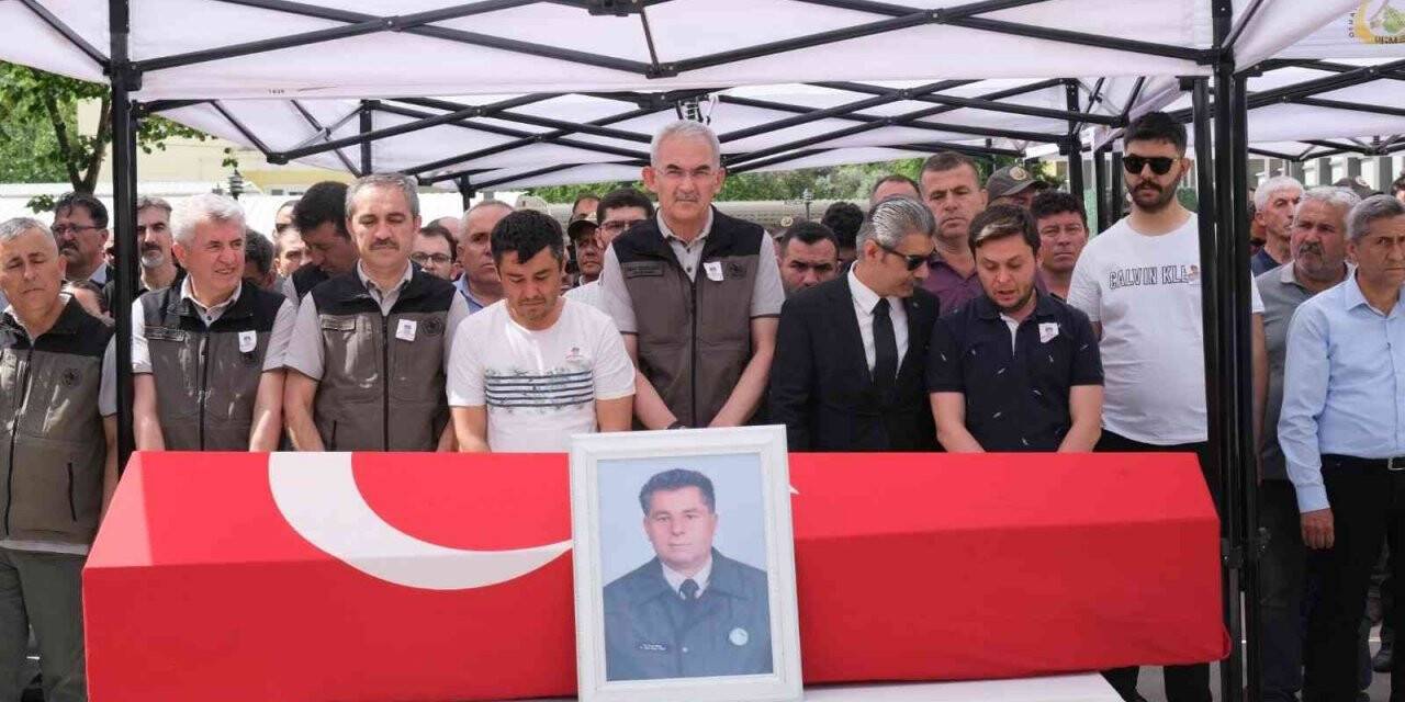 Muğla’da şehit olan orman muhafaza memuru için tören düzenlendi