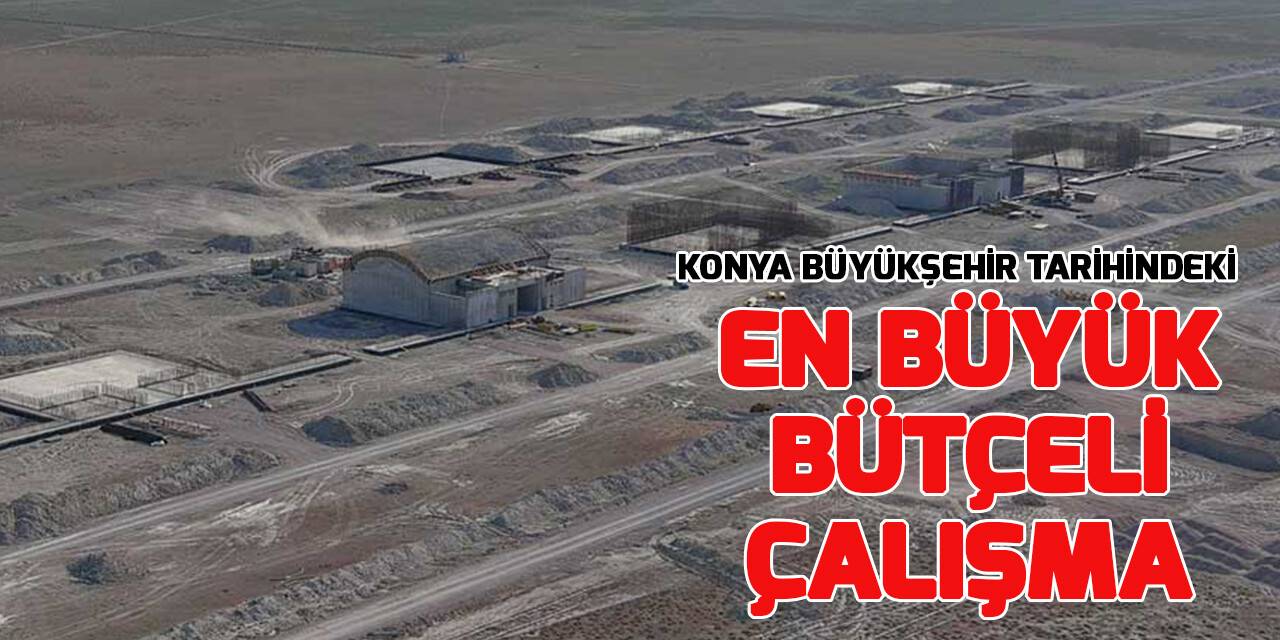 Konya'da yeni cephanelik inşaatında çalışmalar sürüyor