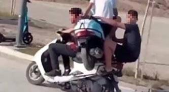 Motosikletlilerin yaptığı şoke etti