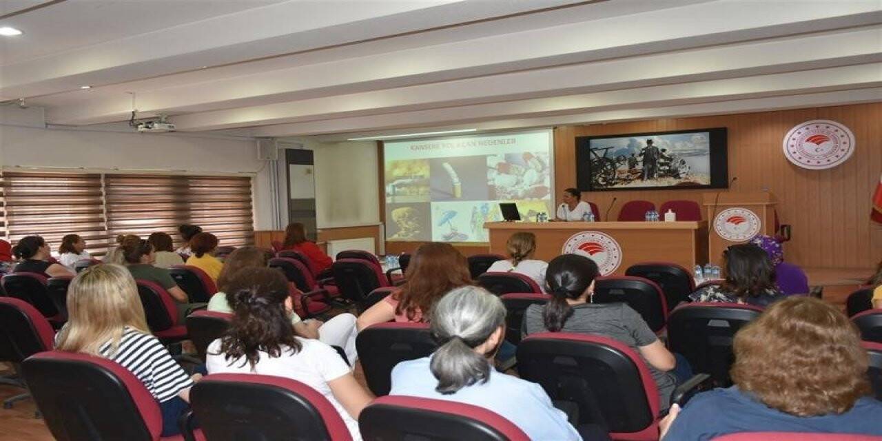 Aydın İl Tarım Müdürlüğü kadın personelleri bilgilendirildi