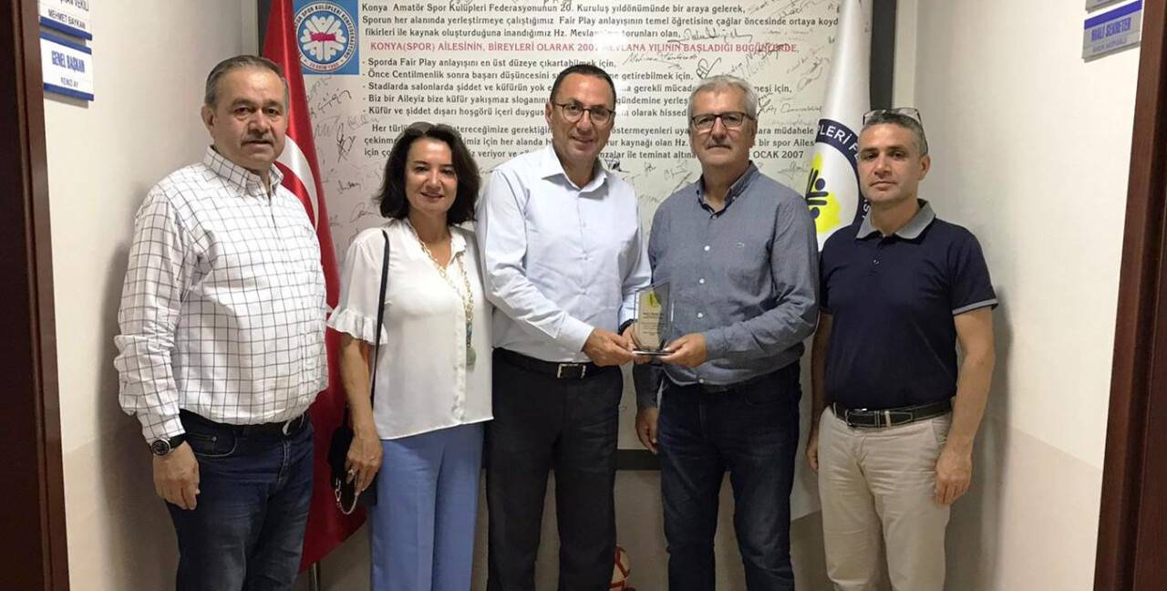 Vole Tenis ve Spor Kulübünden Konya ASKF’ye ziyaret