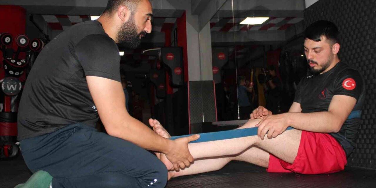 Engelini sporla aşan genç hayata tutundu