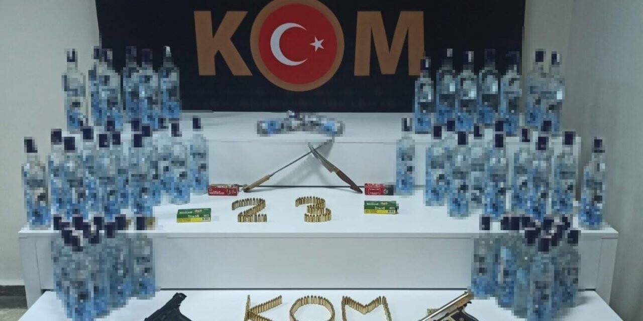 Elazığ’da sahte içki operasyonu