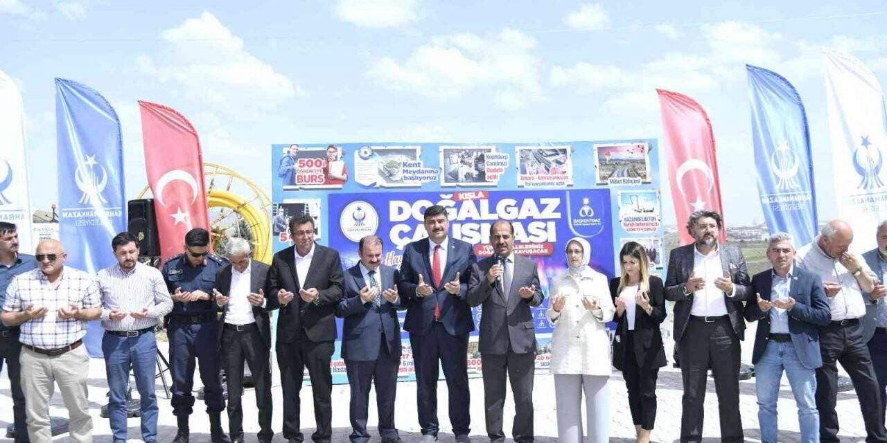 Kahramankazan’da köylere doğalgaz seferberliği sürüyor