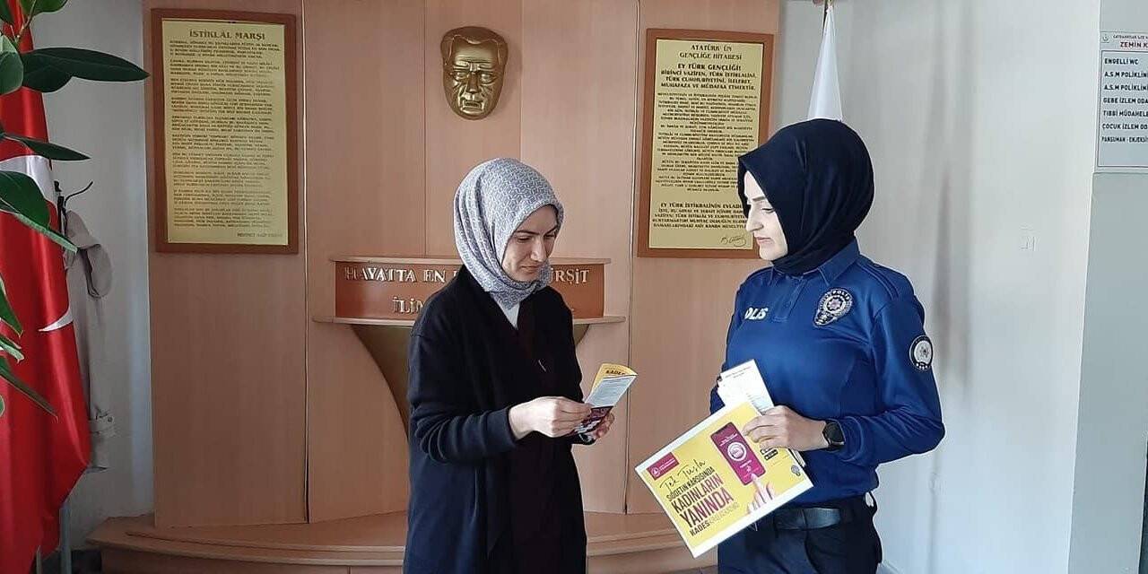 Çavdarhisar’da çalışan kadın personele “KADES” uygulaması tanıtıldı