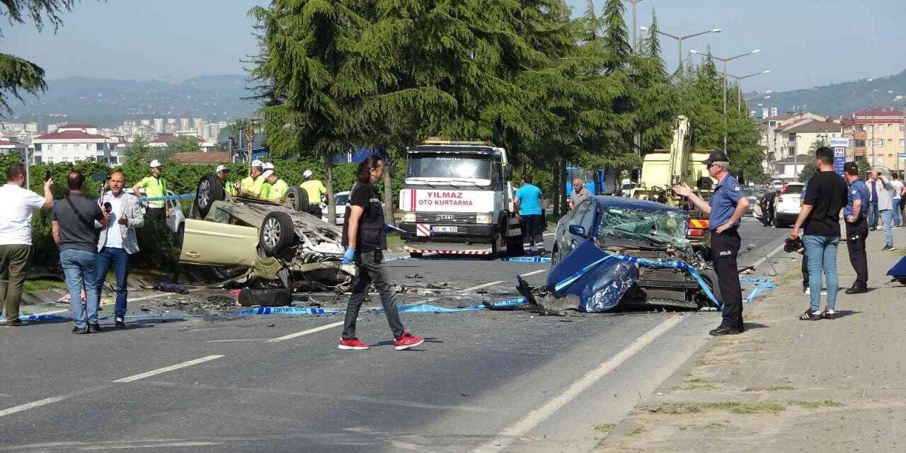 Ordu’da feci zincirleme kaza: 2’si ağır 6 yaralı
