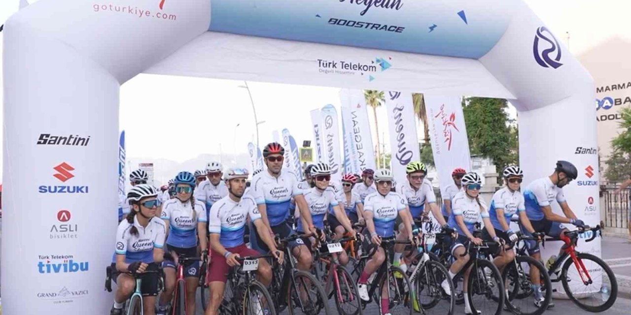 ’Santini Queens Of The Aegean Boostrace’ bisiklet yarışı Marmaris’te gerçekleşti