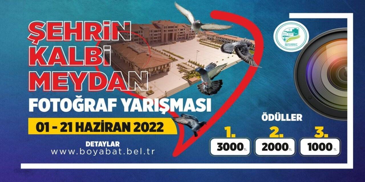 Boyabat’ın yeni meydanını en güzel fotoğraflayanlara büyük ödül